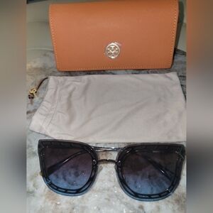 Tory Burch Black Sunglasses.